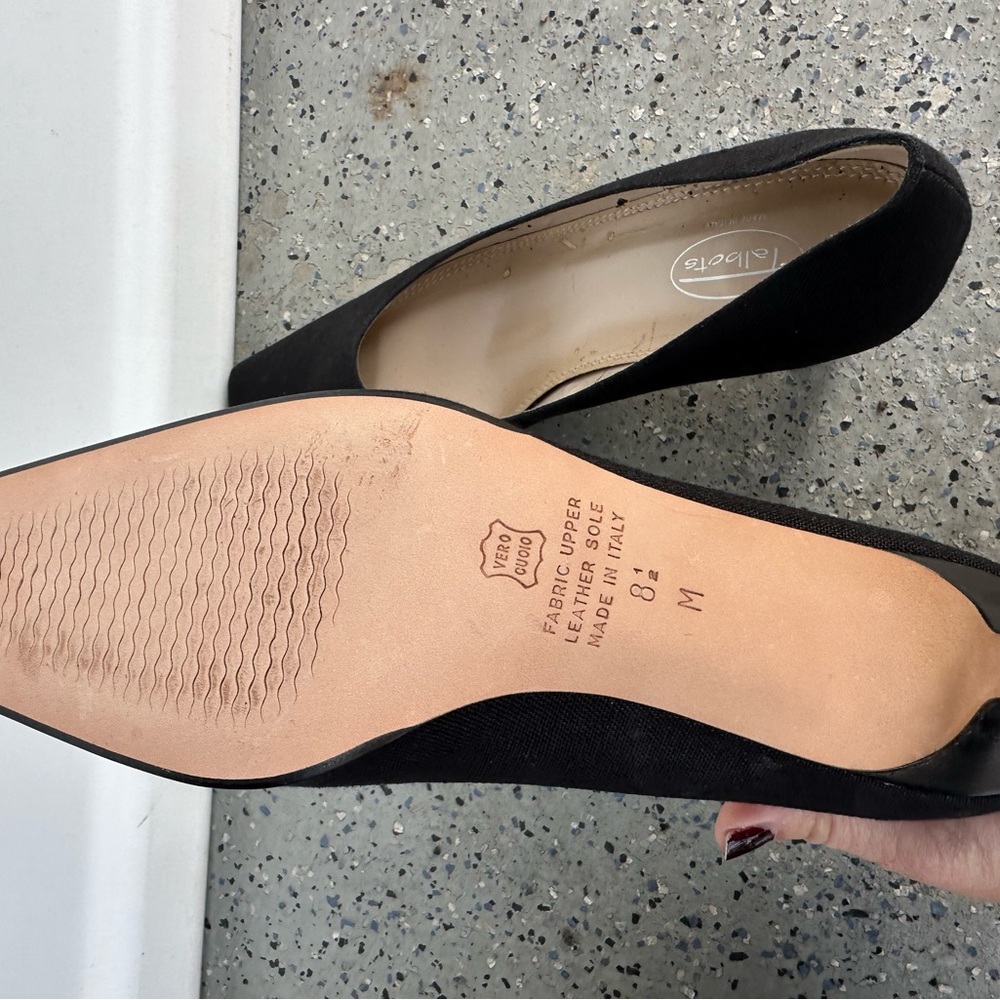 Talbots Black Pointed Toe Heels - image 4